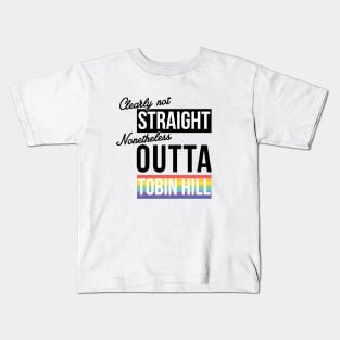 (Clearly Not) Straight (Nonetheless) Outta Tobin Hill - San Antonio Kids T-Shirt